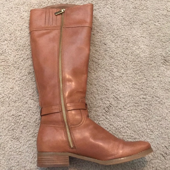 Michael Kors Riding Boots Tan Brown - Picture 5 of 6